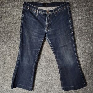 MOTHER Dark Blue Capris